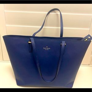 Large blue tote